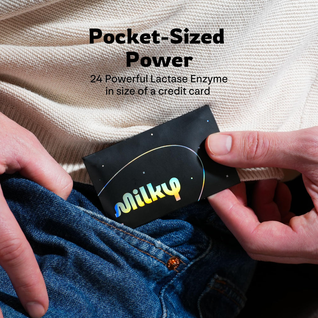 Milky Lactase Enzyme Pills for Lactose Intolerance Relief

