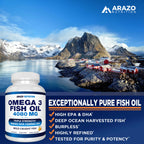 Arazo Nutrition Omega-3 Fish Oil Concentrate Softgels

