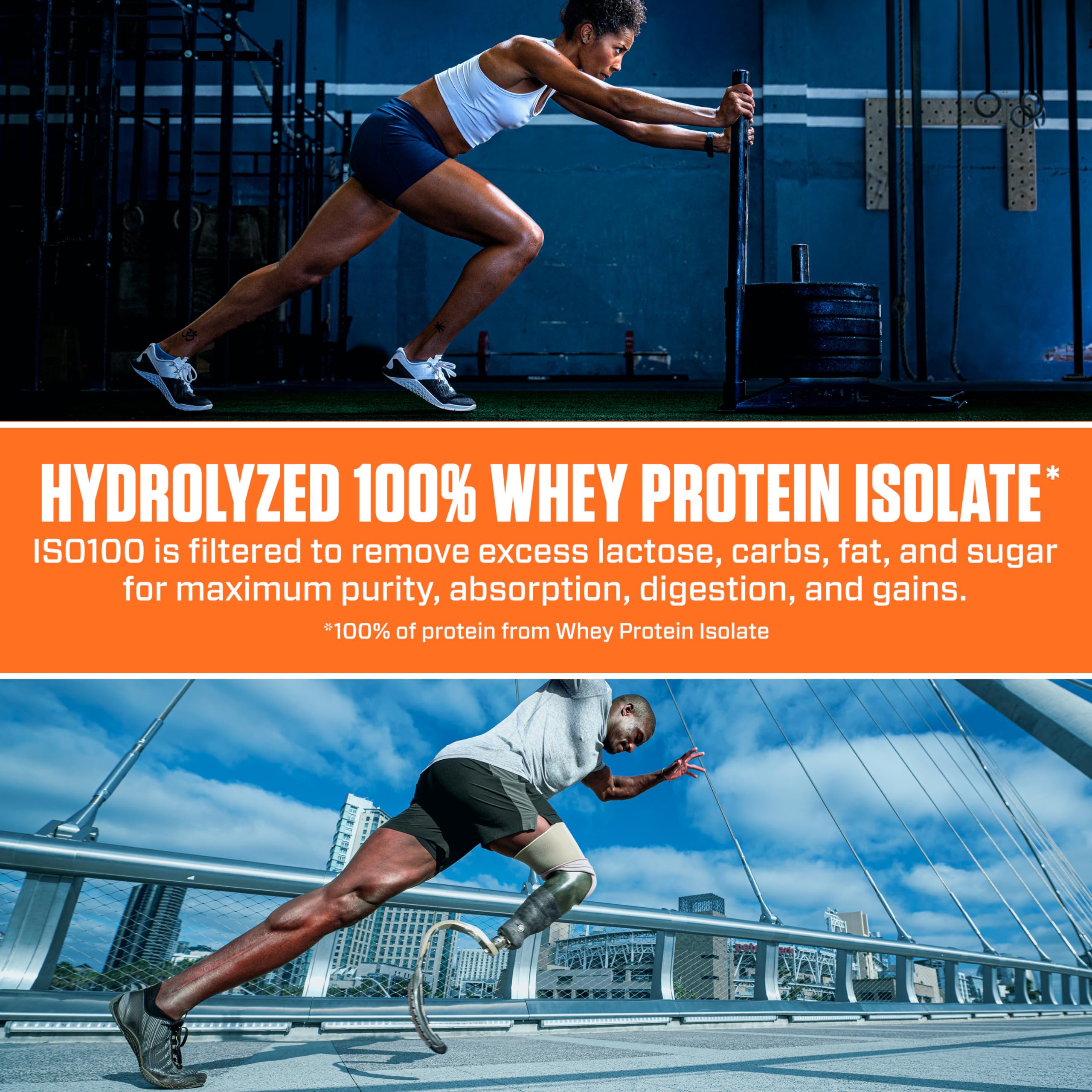 Dymatize ISO100 Whey Protein Isolate | Gluten Free

