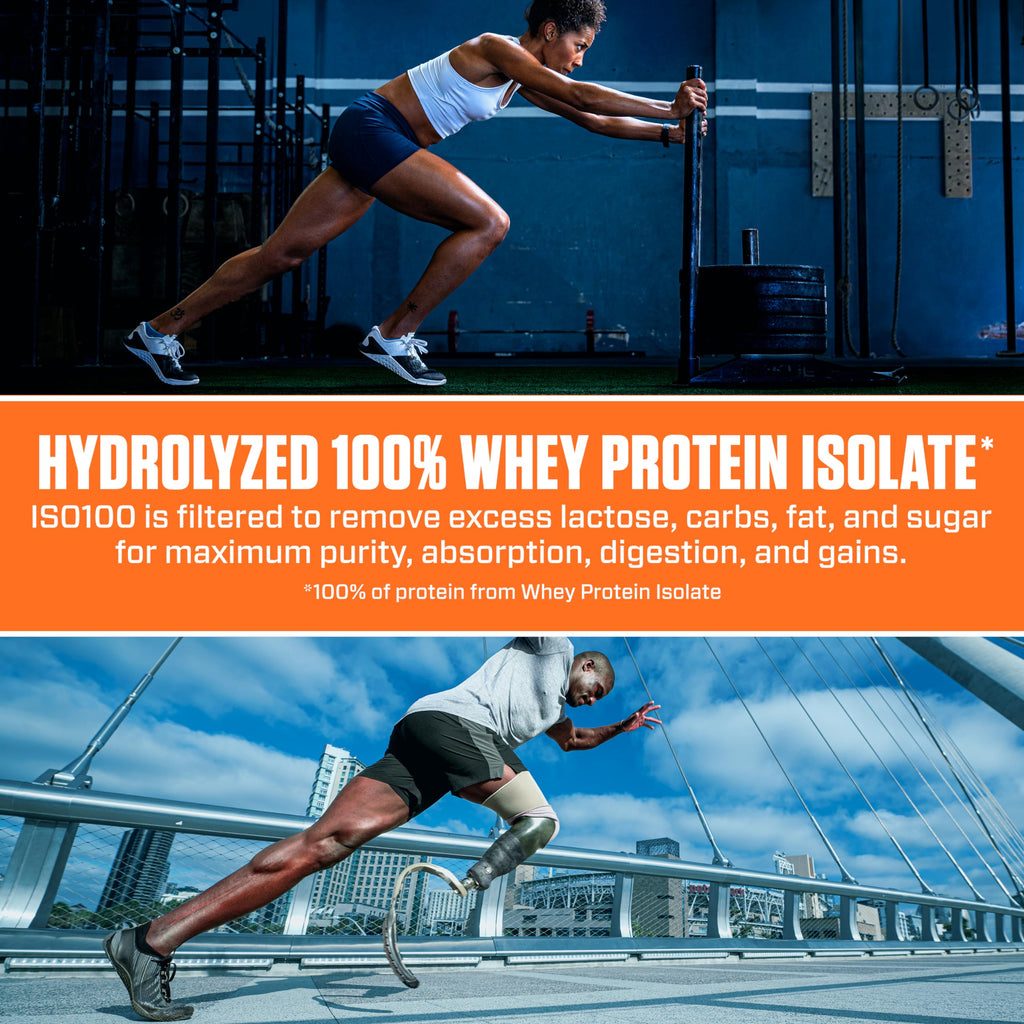 Dymatize ISO100 Whey Protein Powder Dunkin

