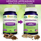 Resveratrol Capsule Dietary Supplement - 100% Natural

