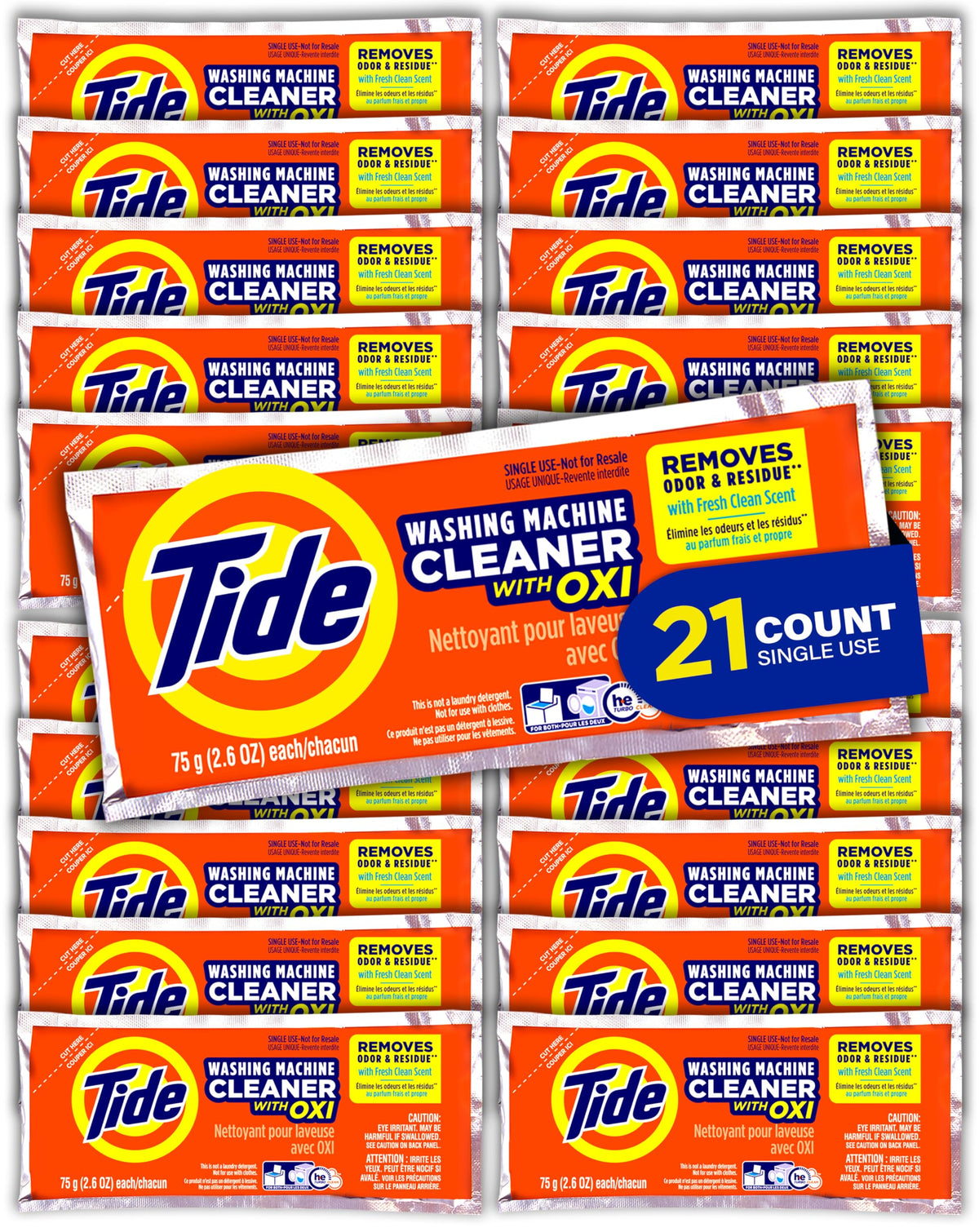 Tide Washing Machine Cleaner with Oxi - Front & Top Loaders