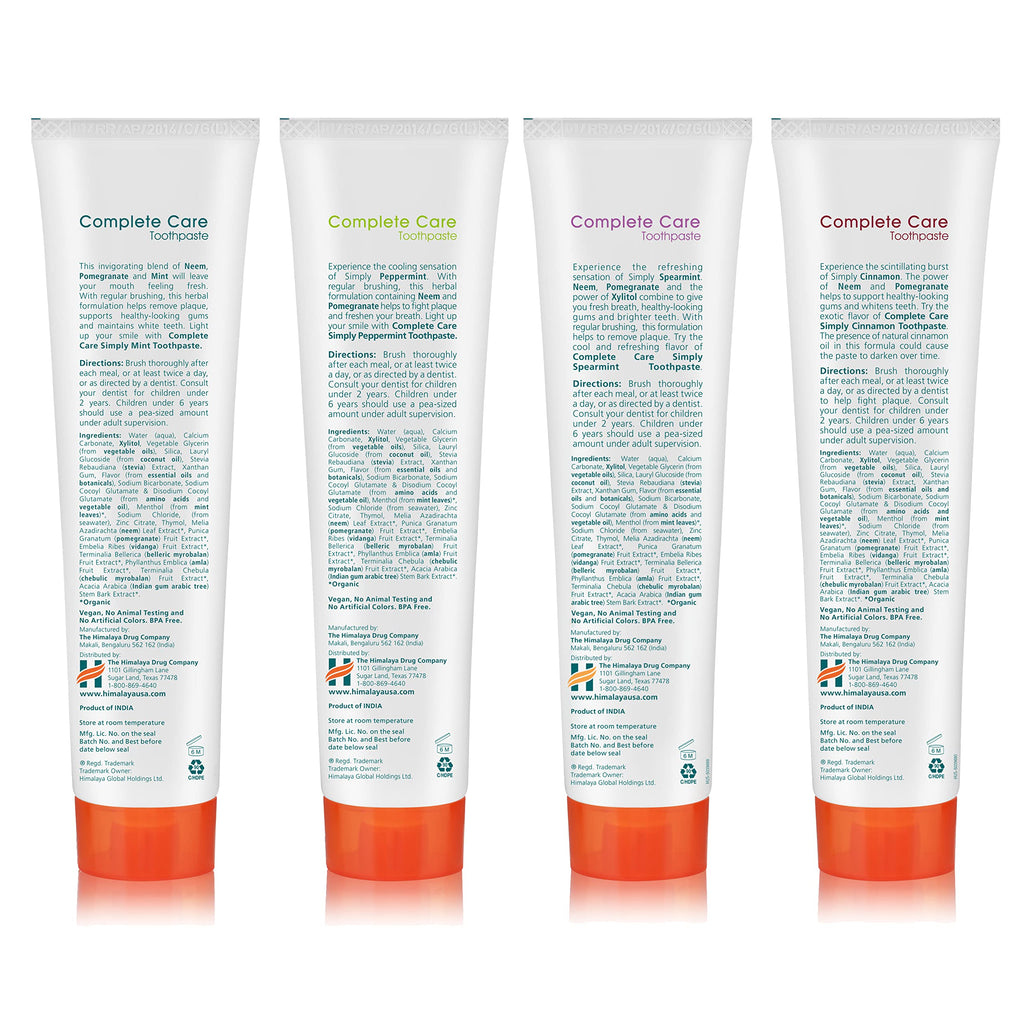 Complete Care Toothpaste Herbal Himalaya Botanique

