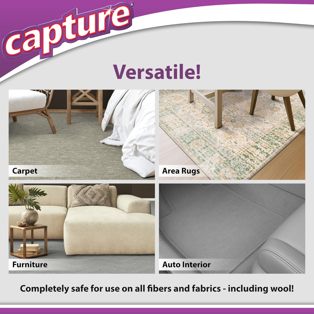 Capture Carpet & Rug Dry Cleaner Powder | Deodorizer

