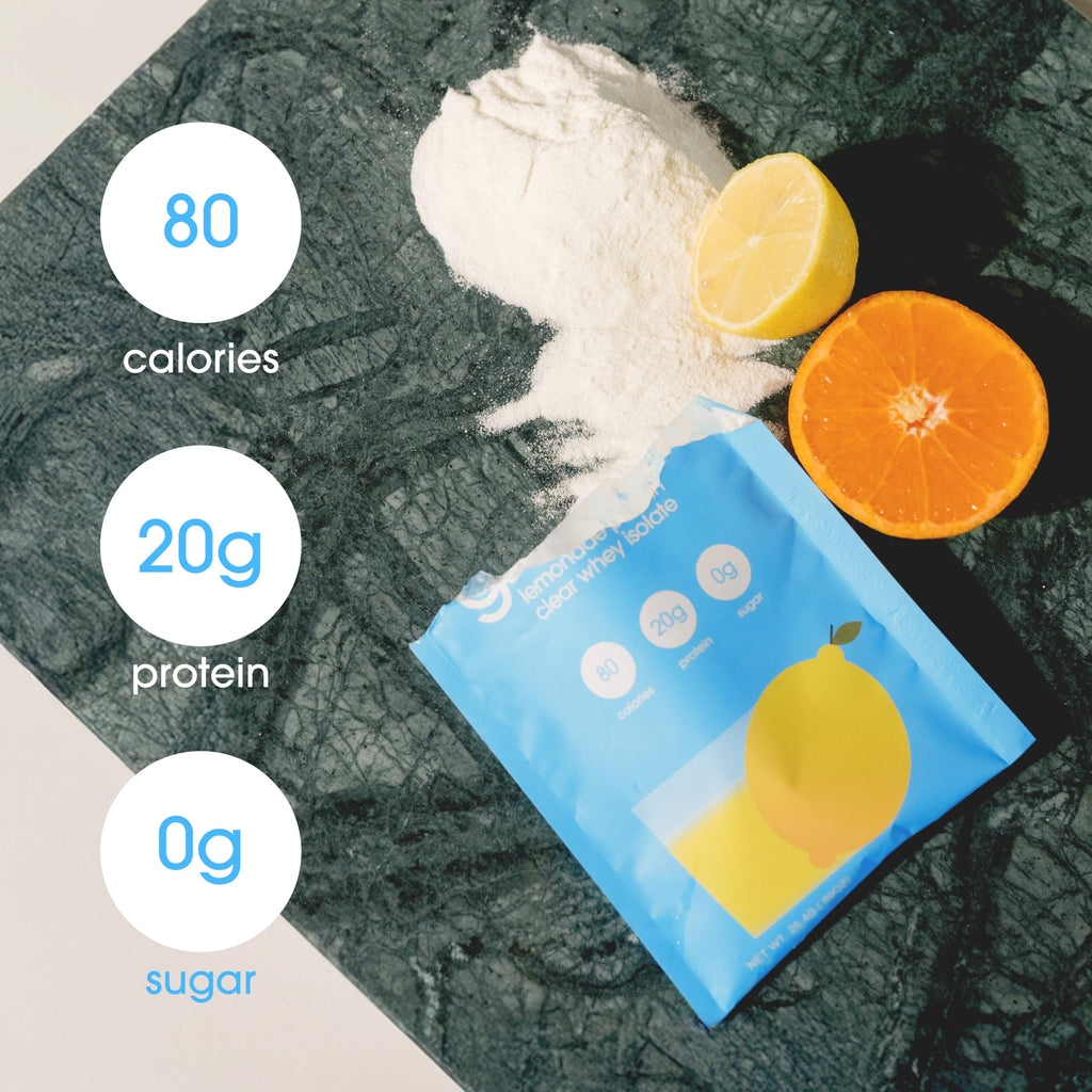 GRAMMS Clear Protein Powder Convenient On-The-Go Protein Drink


