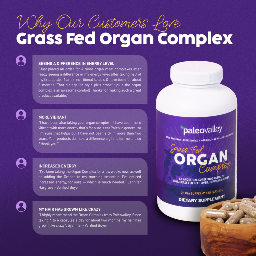 Grass-Fed Freeze-Dried Protein Complex Dietary Supplement

