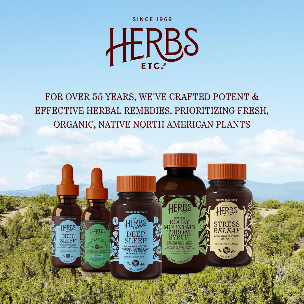 Herbs Etc. Deep Sleep Softgels - Melatonin-Free Sleep Support

