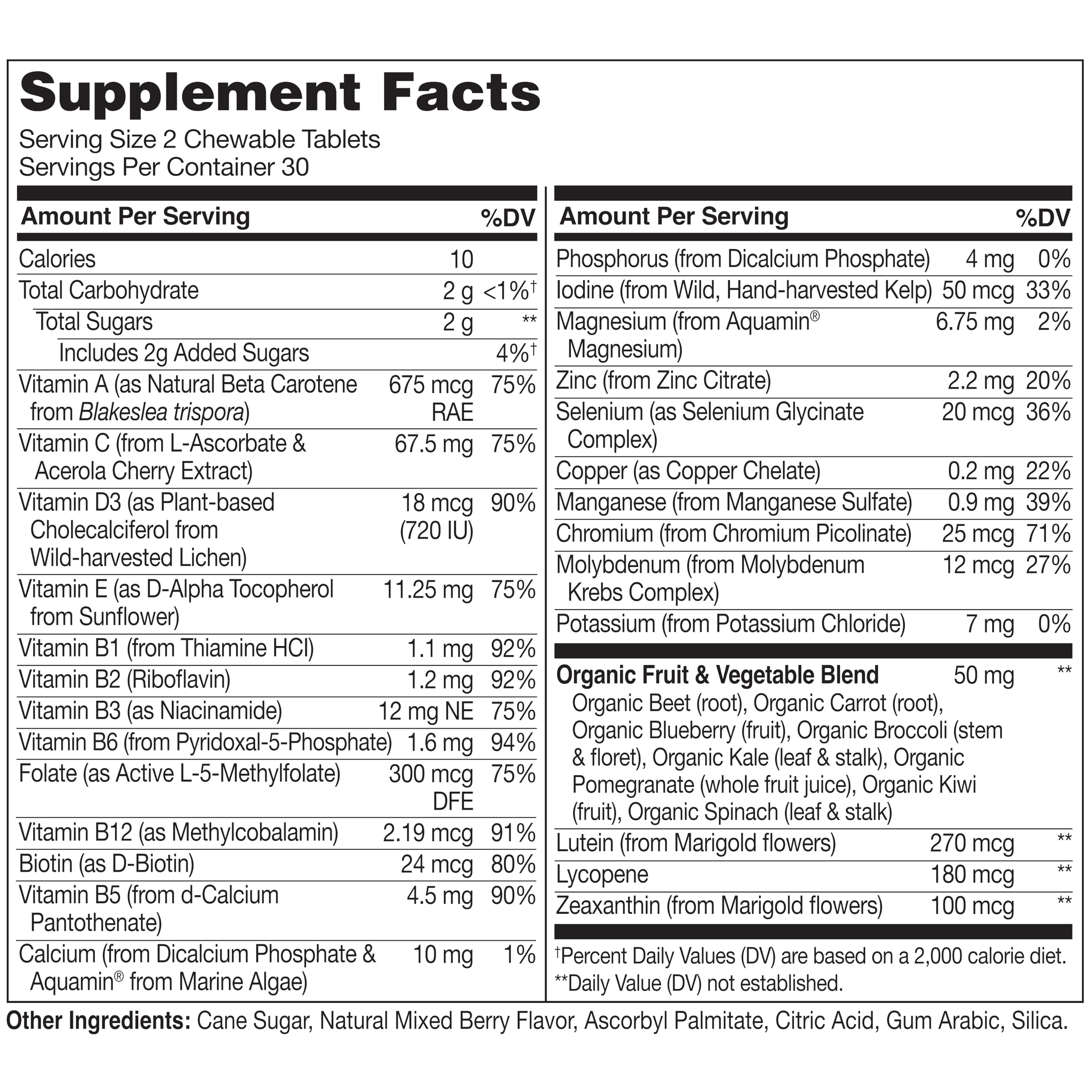 Naturelo Kids Multivitamin Chewable with Whole Food Fruit

