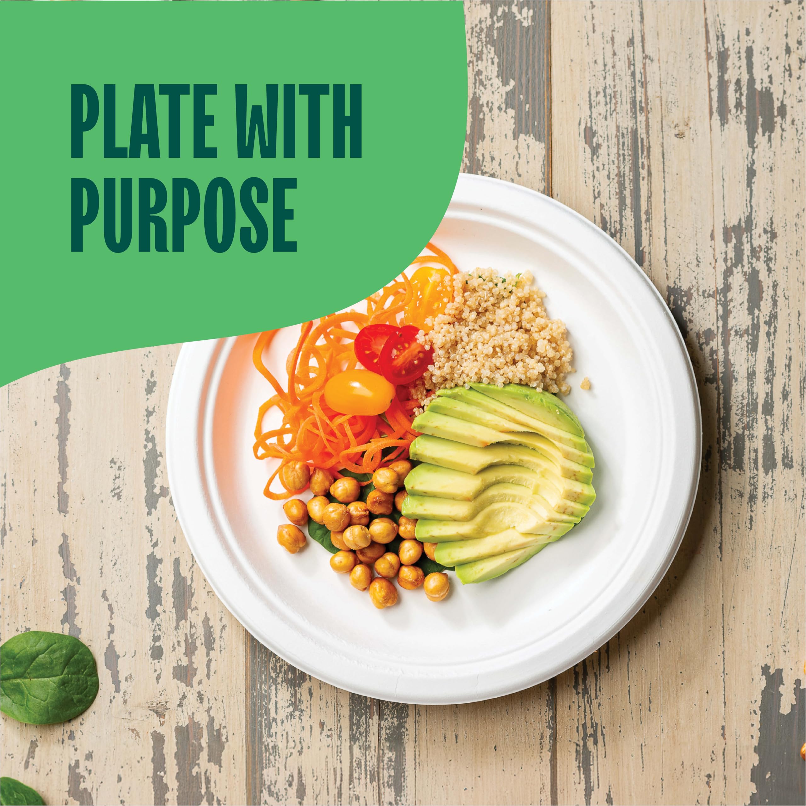 Compostable Heavy-Duty Paper Plates | Eco Dinnerware

