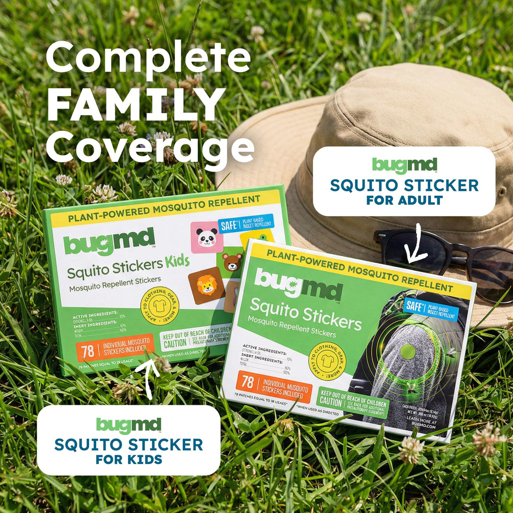 BugMD Squito Stickers Mosquito Repellent Patches

