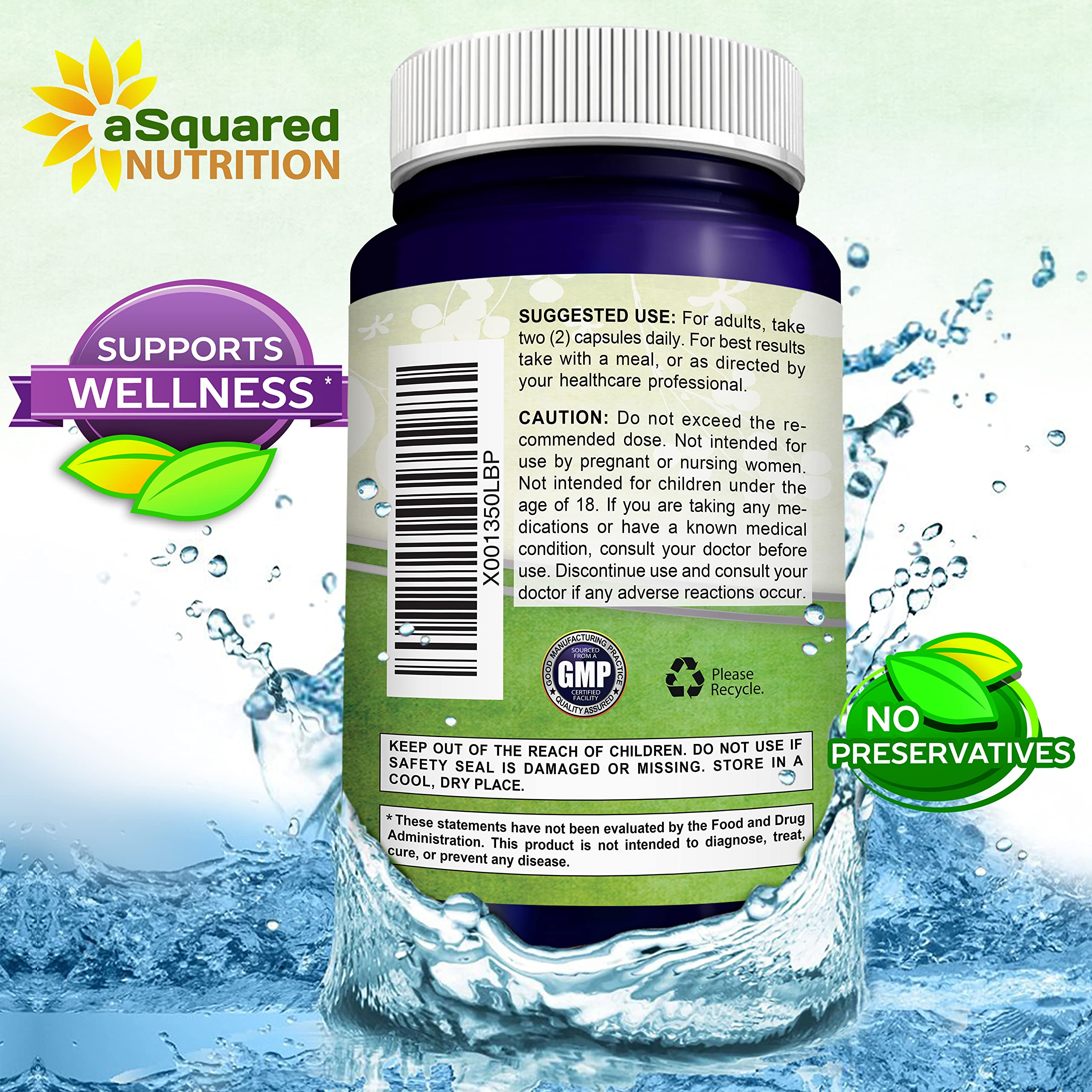 Resveratrol Capsule Dietary Supplement - 100% Natural

