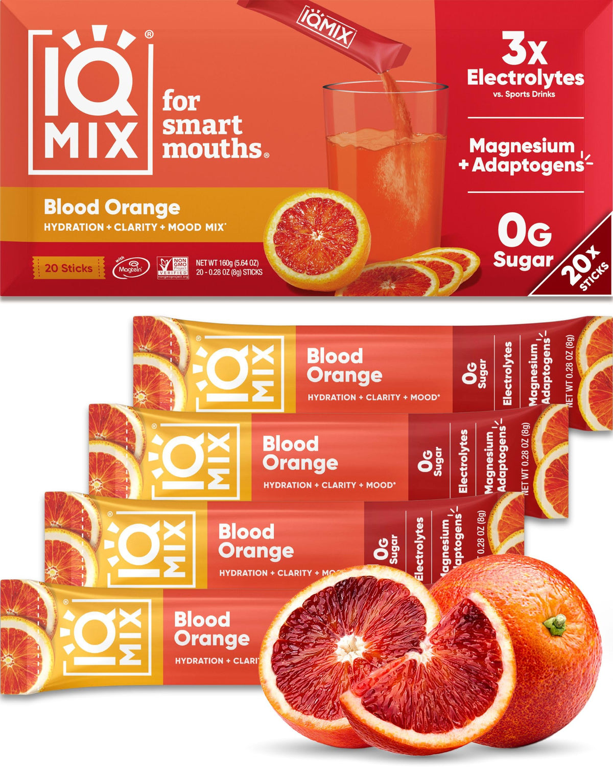 IQMIX Hydration Electrolyte Powder – 4-in-1 Formula