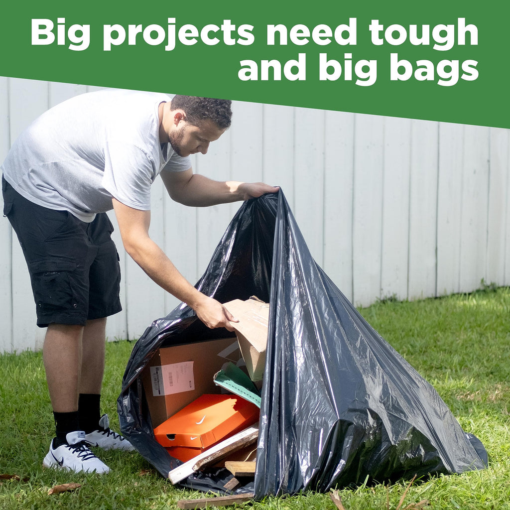 ToughBag Heavy-Duty Trash Bags | Gusseted Liner

