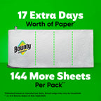 Bounty White Paper Towels | Highly Absorbent Diamond Texture

