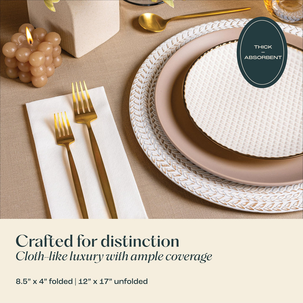 Servietto Linen-Feel Disposable Guest Towels

