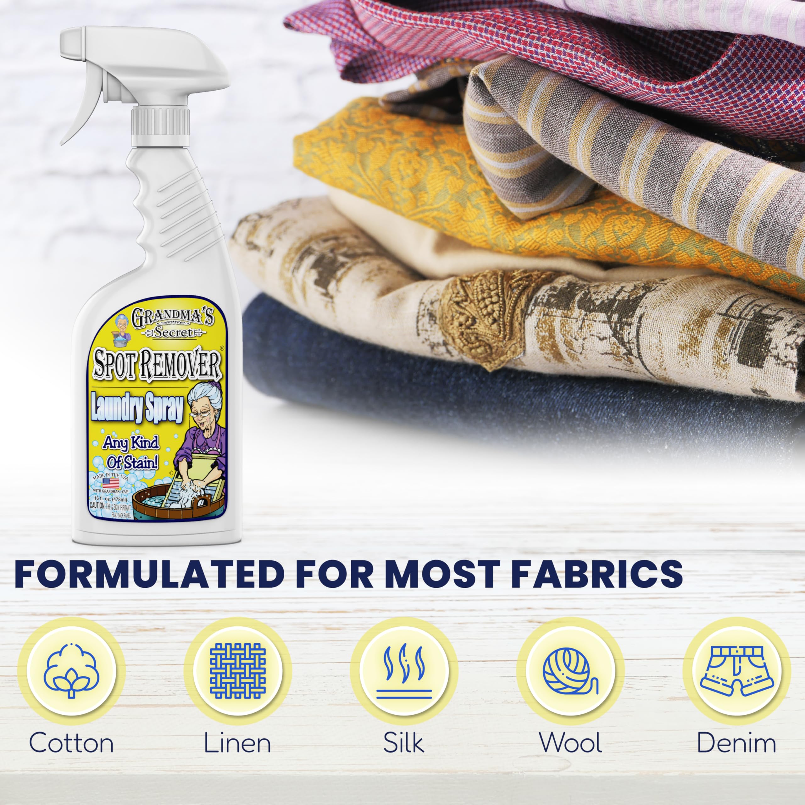 Grandma's Secret Spot Remover Laundry Spray - Stain Remover

