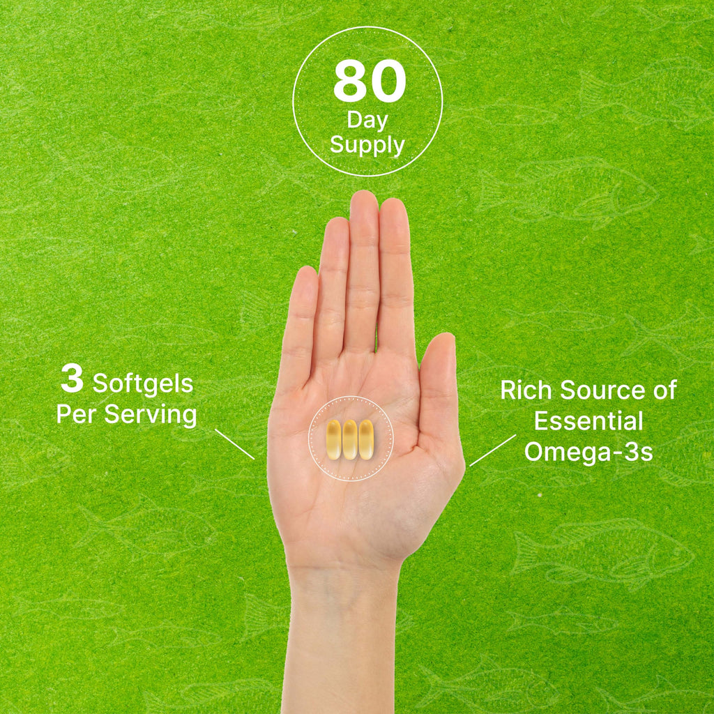 Omega-3 Fish Oil Softgels by Deal Supplement


