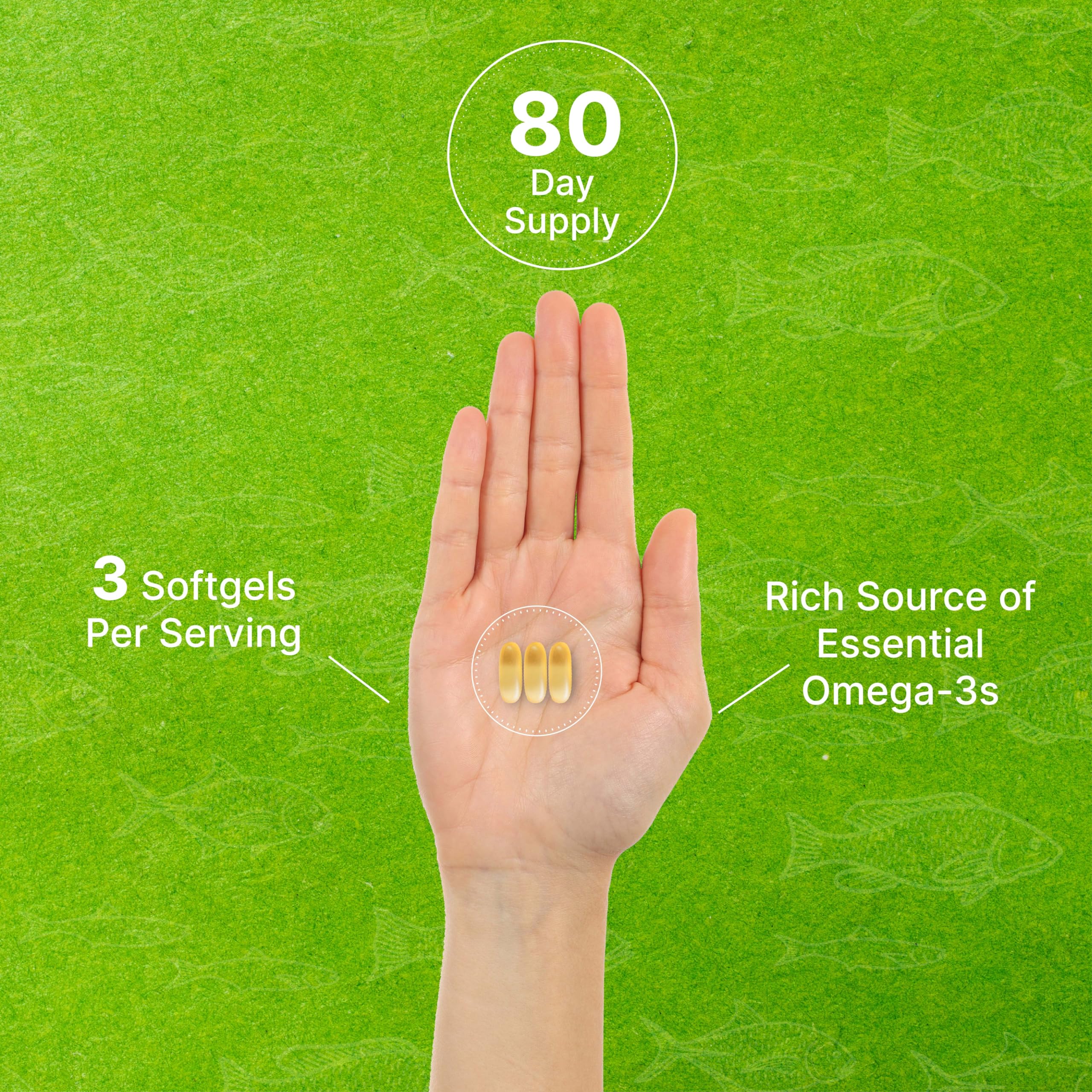 Omega-3 Fish Oil Softgels by Deal Supplement

