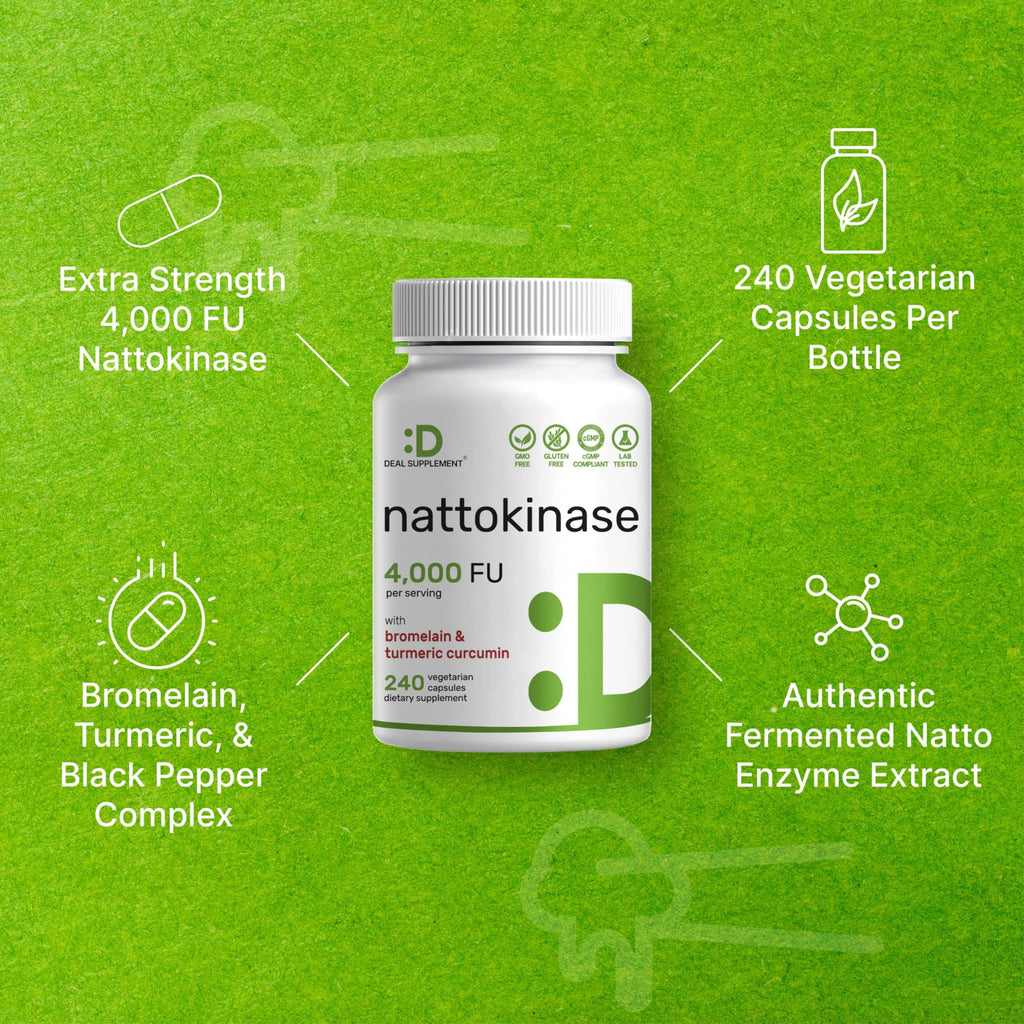 Nattokinase Supplement Capsule Complex

