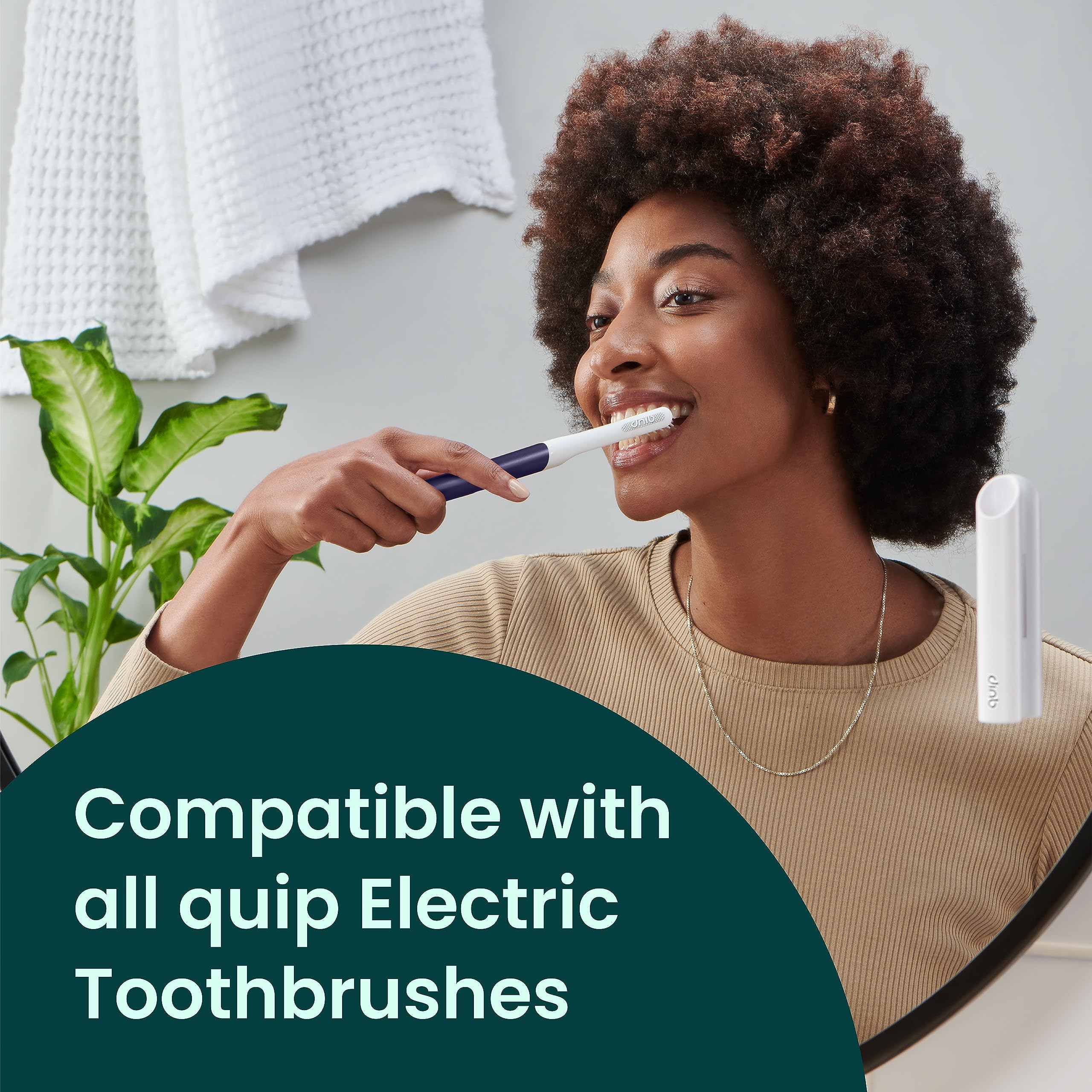 quip Sonic Toothbrush Replacement Heads - Soft Bristles

