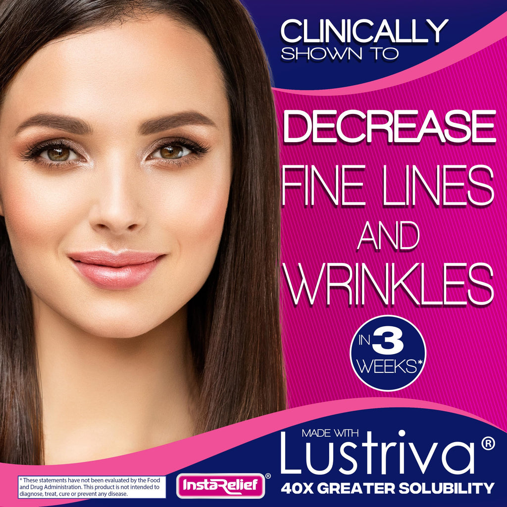 InstaRelief Hair Growth Supplement with Lustriva

