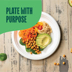 Stack Man Compostable Plates – Heavy-Duty Disposable

