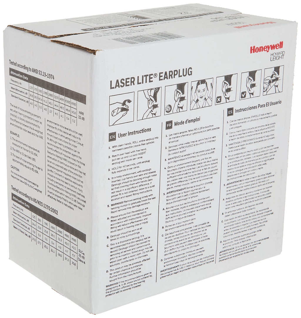 Howard Leight Laser Lite High Visibility Earplugs

