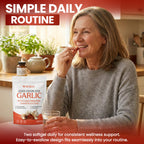 Resilia Aged Garlic Softgels with CoQ10 Ubiquinol MK7

