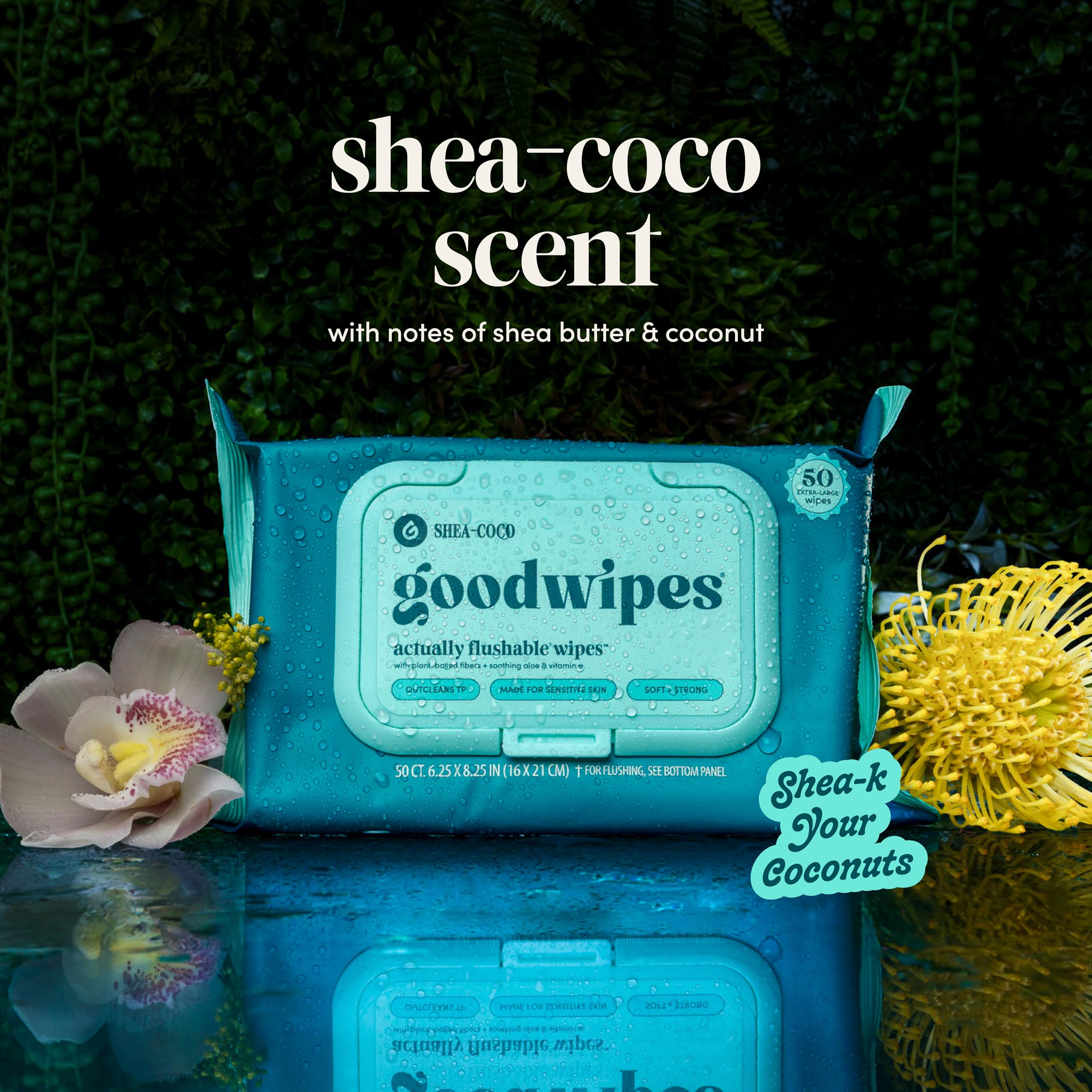 Goodwipes Flushable Wipes for Adults - Septic Safe

