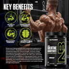 NutraBio Creatine Monohydrate Powder – Micronized & Pure

