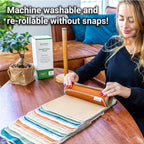 Reusable Paper Towels – Soft Cotton Washable Kitchen Towels

