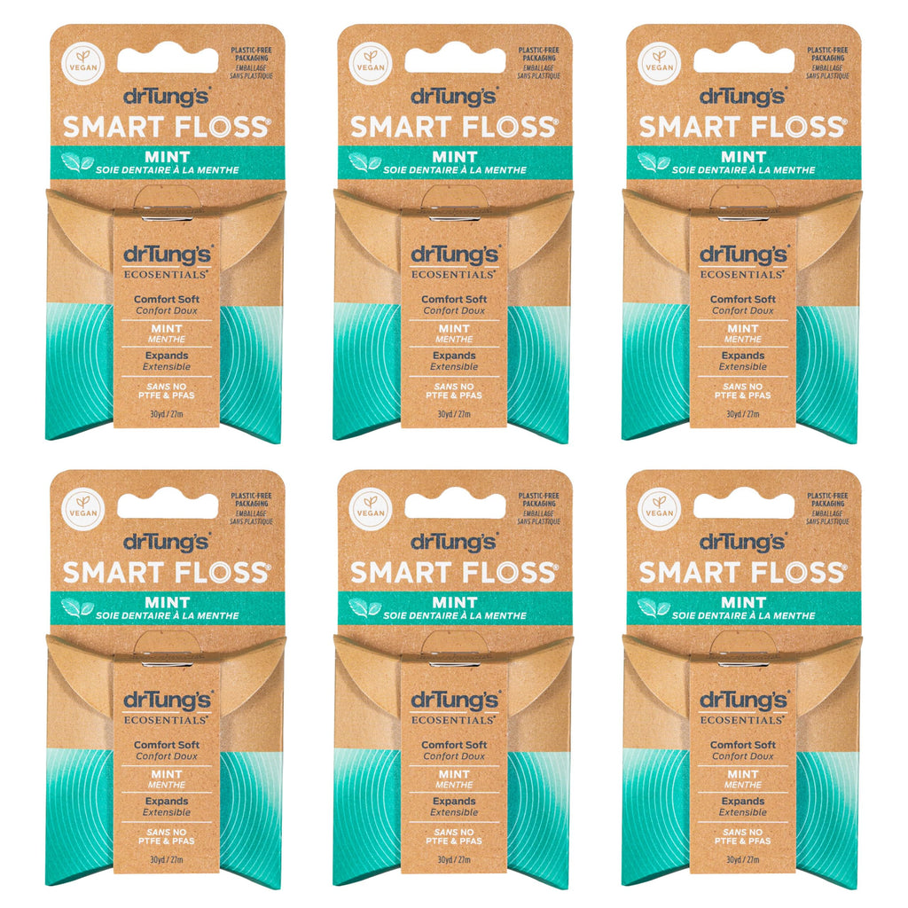 drTung's Smart Floss Mint - Natural Expanding Dental Floss

