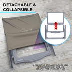MAGNIPROS 5X LED Page Magnifier Foldable Stand | Read Easily

