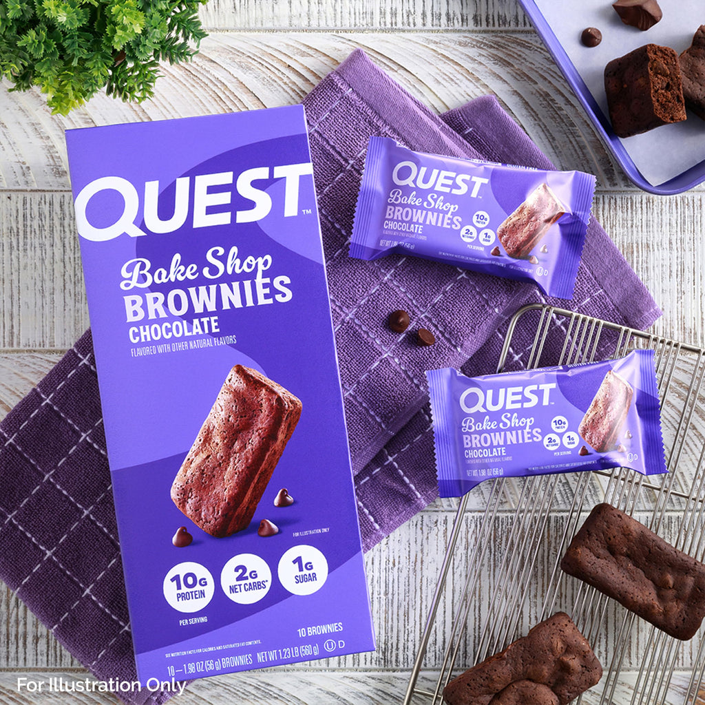 Quest Bake Shop Chocolate Brownies | Delicious Snack

