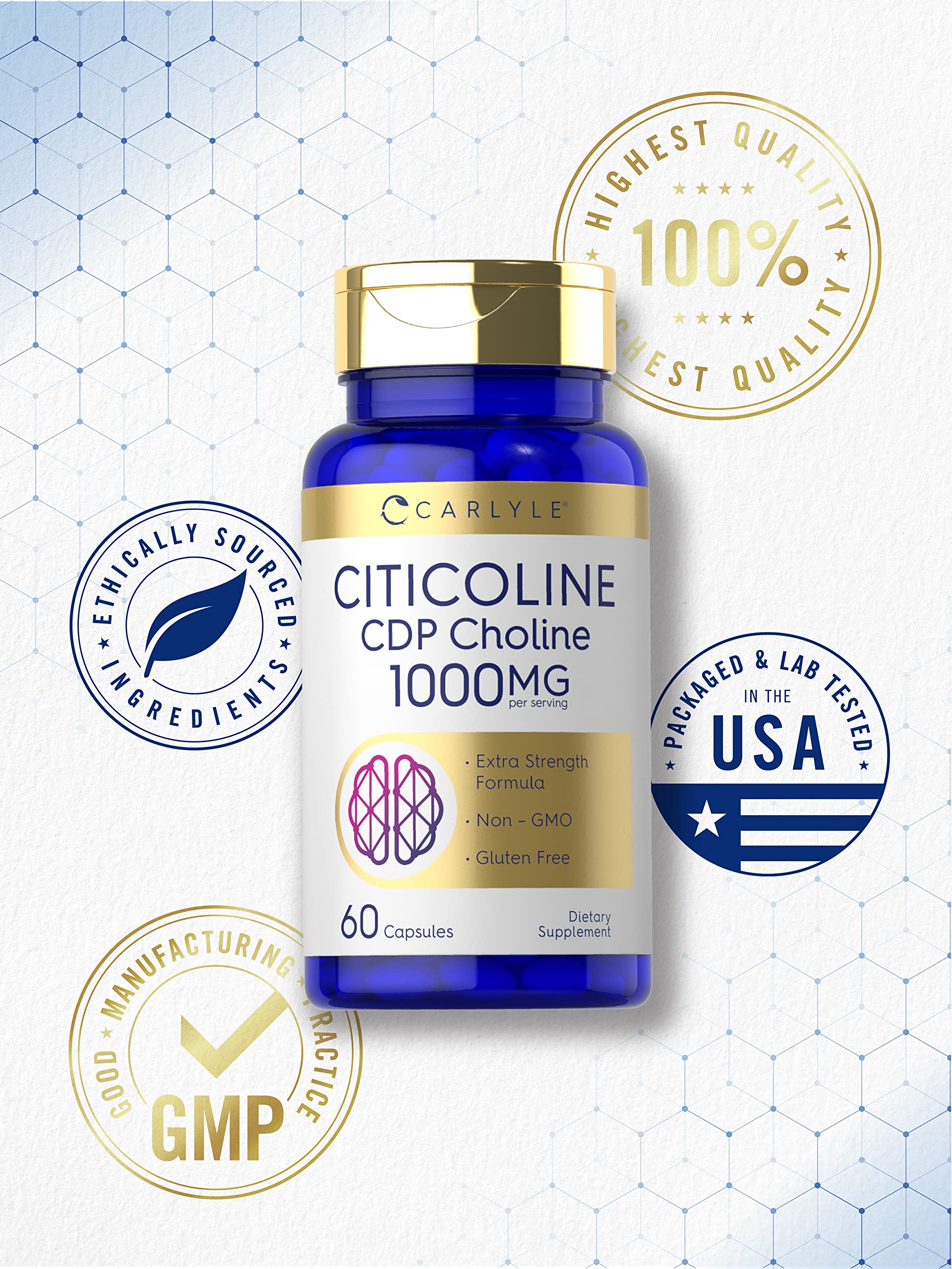 Carlyle Citicoline CDP Choline Supplement

