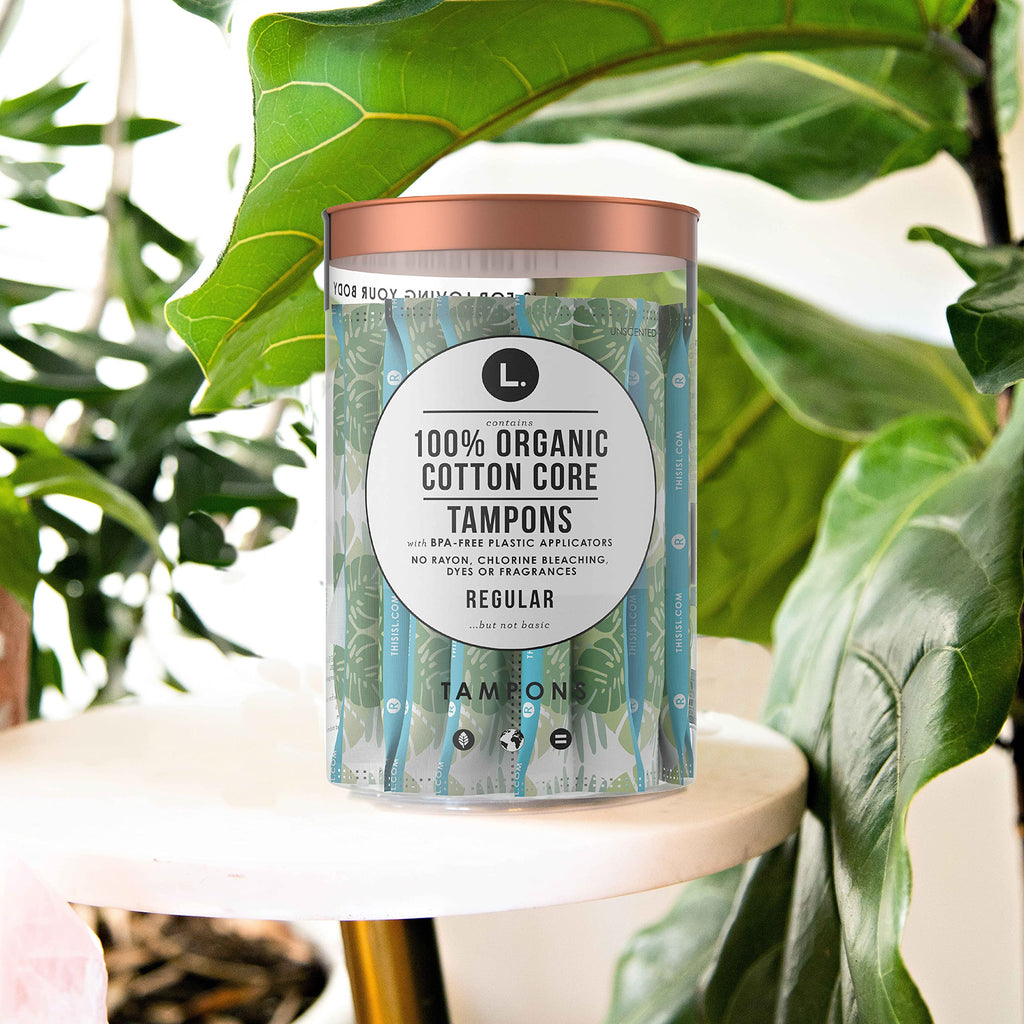 L. Organic Cotton Tampons BPA-Free Applicator

