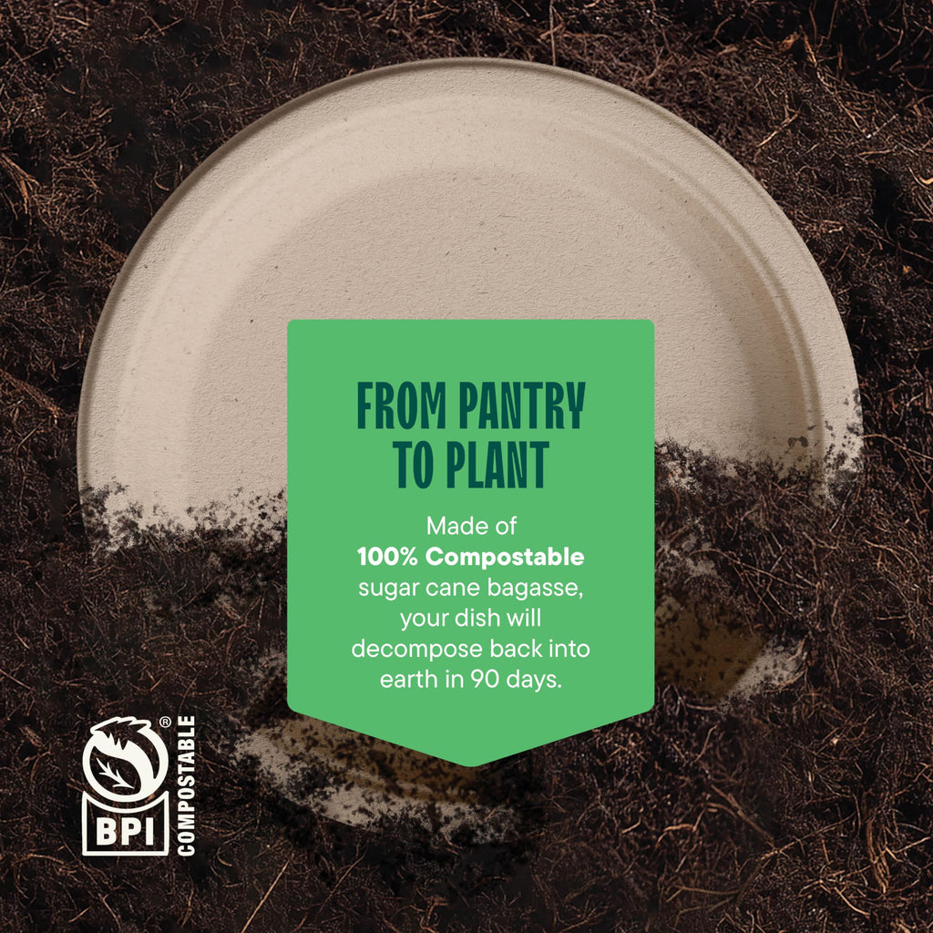 Eco-Friendly Disposable Plates | Plant-Based Dinnerware

