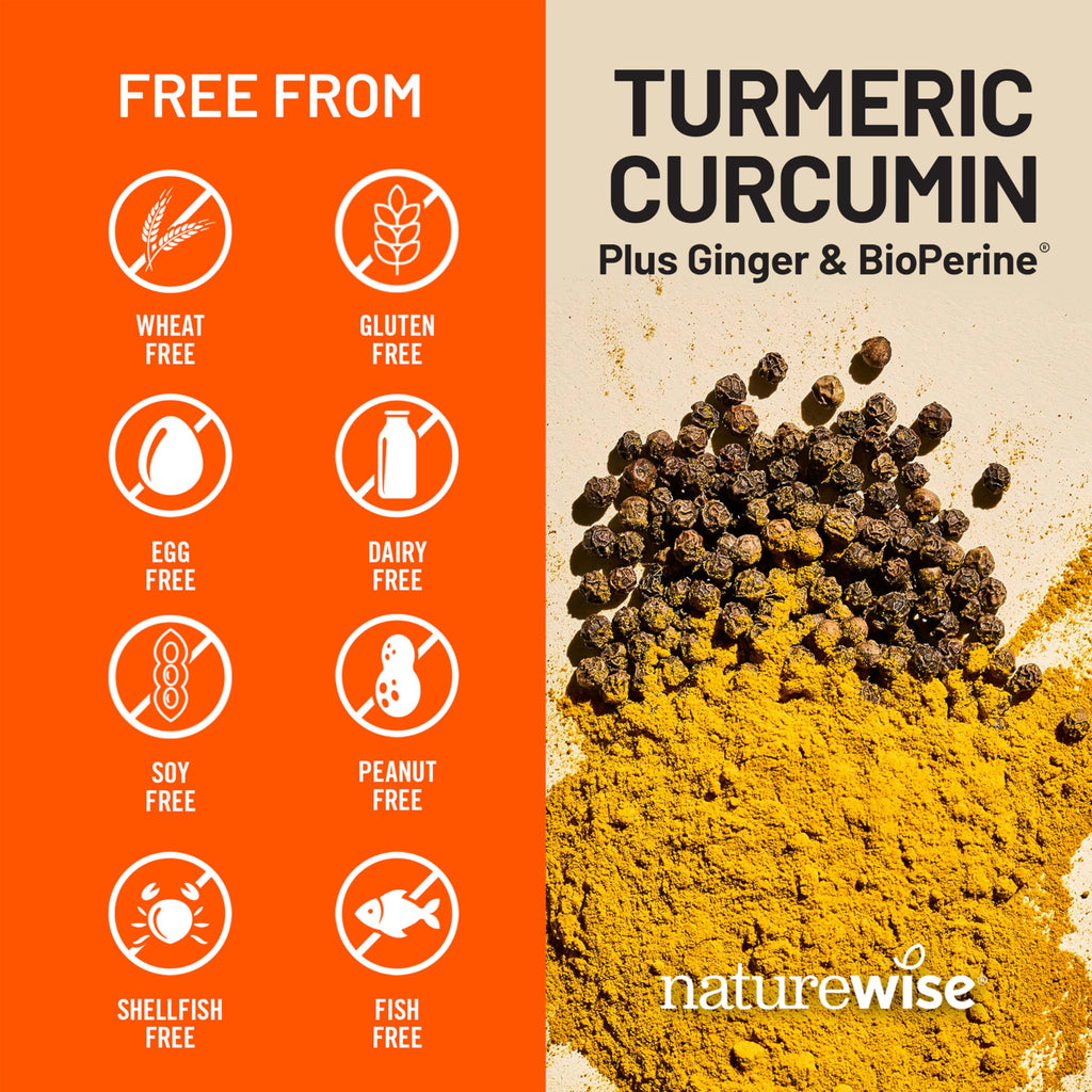 NatureWise Curcumin Turmeric with BioPerine Joint Support

