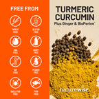NatureWise Curcumin Turmeric with BioPerine Joint Support

