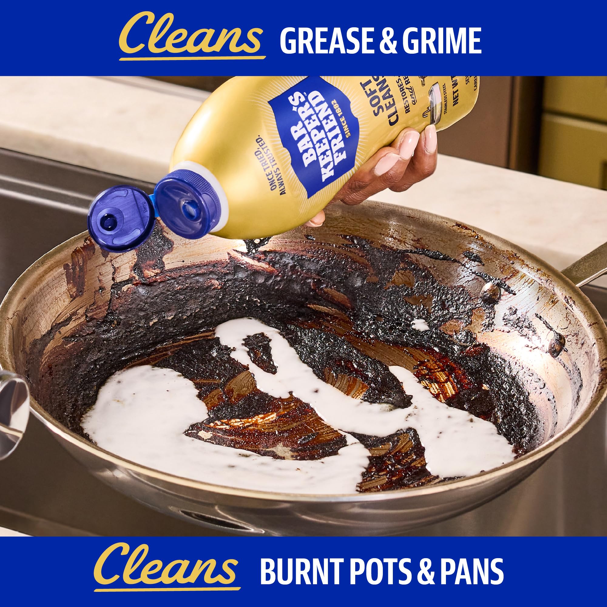 Bar Keepers Friend Soft Cleanser Liquid|Multisurface Cleaner

