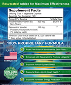 aSquared Nutrition Nicotinamide with Resveratrol Capsules

