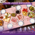 Disposable Paper Plates - Soak-Proof & Grease-Resistant

