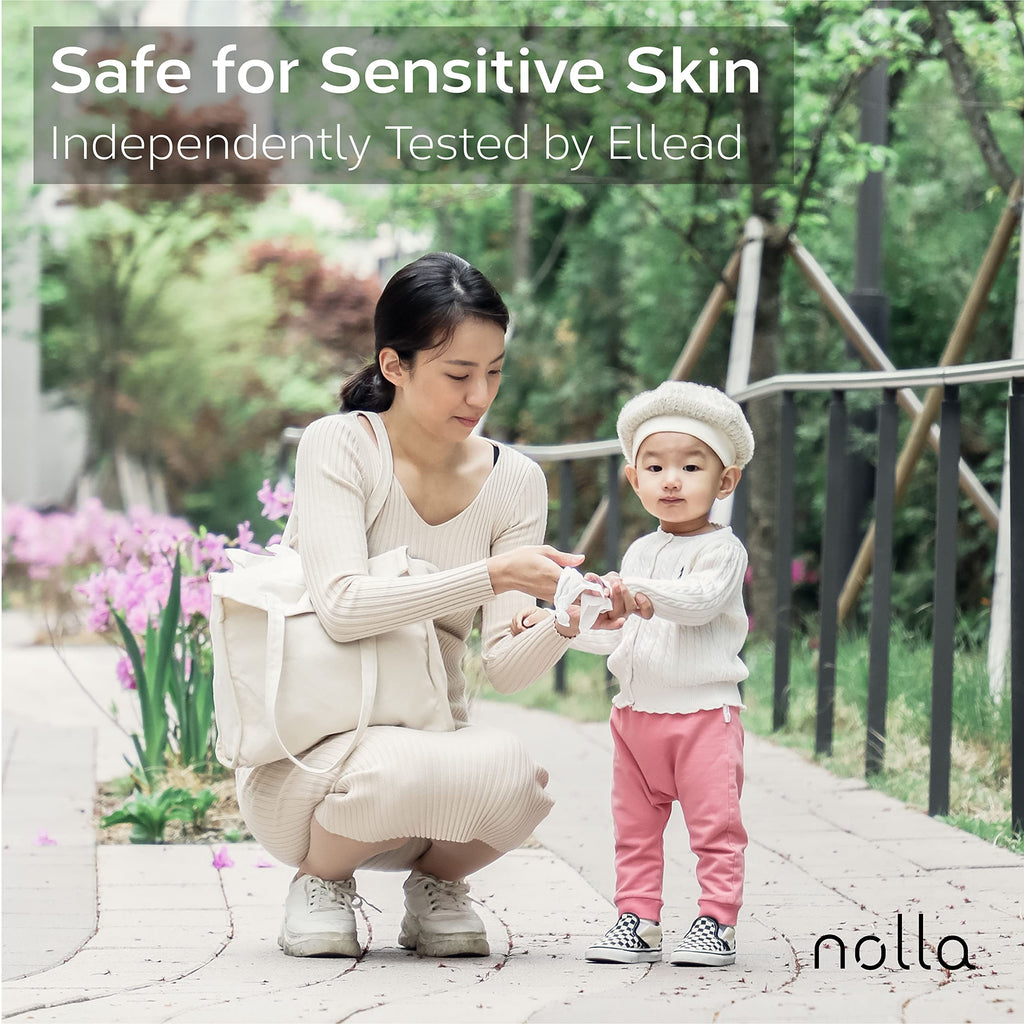 Nolla Flushable Wipes | Plant-Based Biodegradable Wet Wipes

