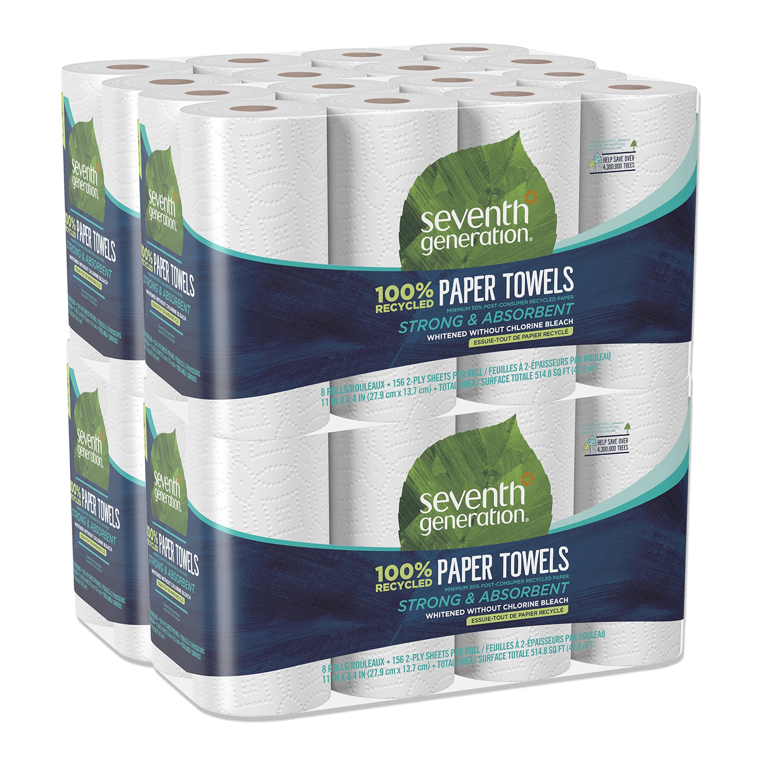 Seventh Generation Paper Towels 100% Recycled Chlorine Free
