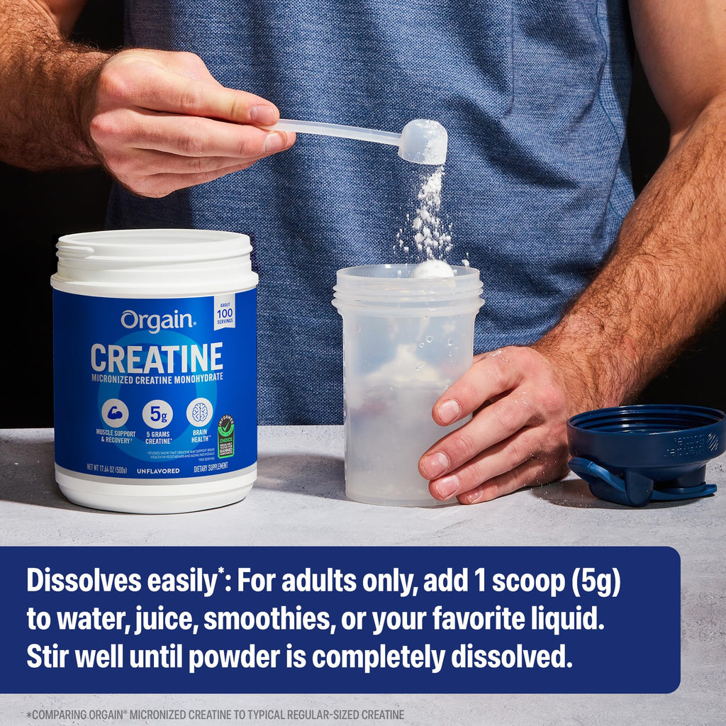 Orgain Creatine Monohydrate Micronized Powder

