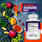 Resveratrol Complex 1800 mg Supplement | Antioxidant

