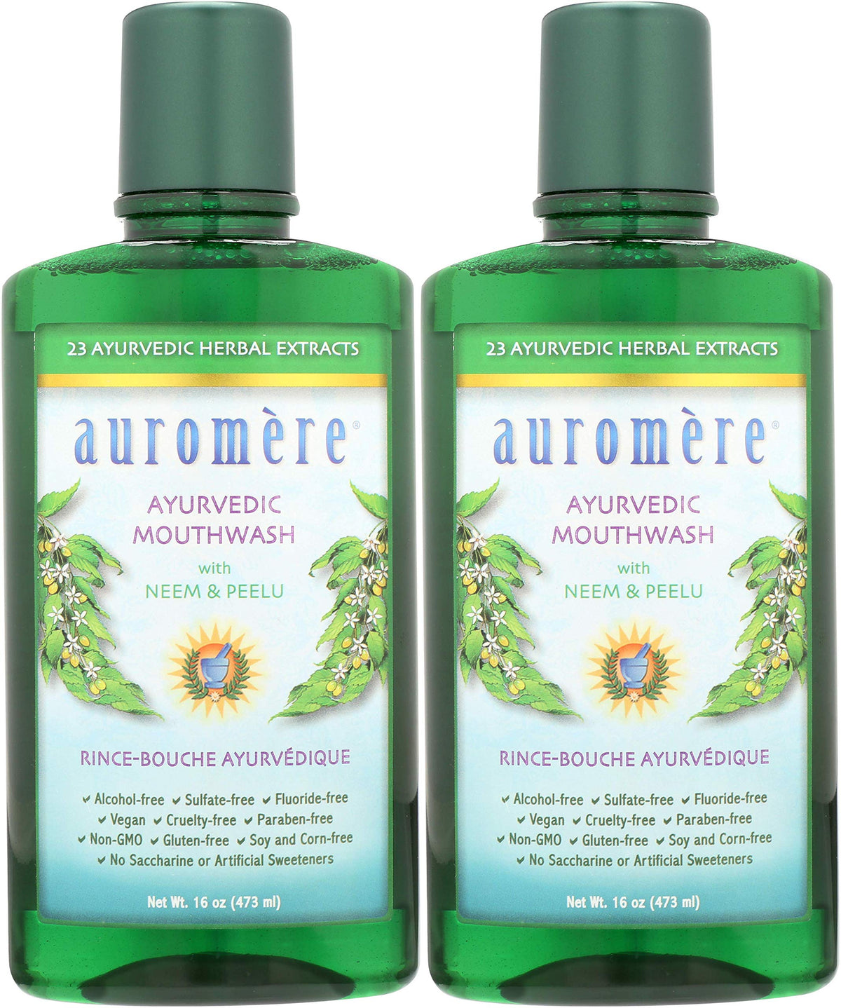 Auromere Ayurvedic Mouthwash Neem Rinse

