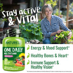 Naturelo One Daily Multivitamin for Women 50+ – Iron Free

