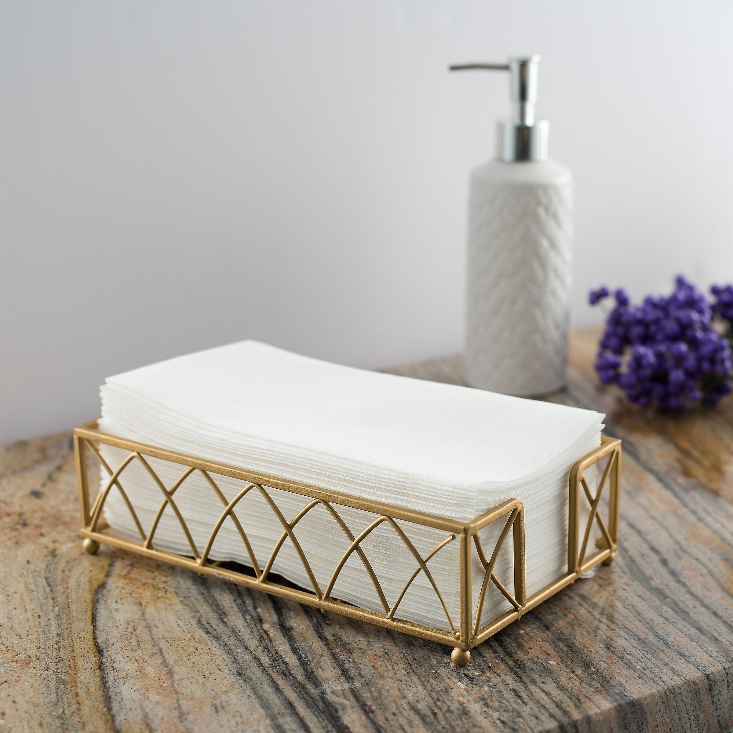 Linen-Feel Disposable Guest Towels by BloominGoods


