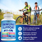 New Age 8 in 1 Immune Support Capsules | Echinacea & D

